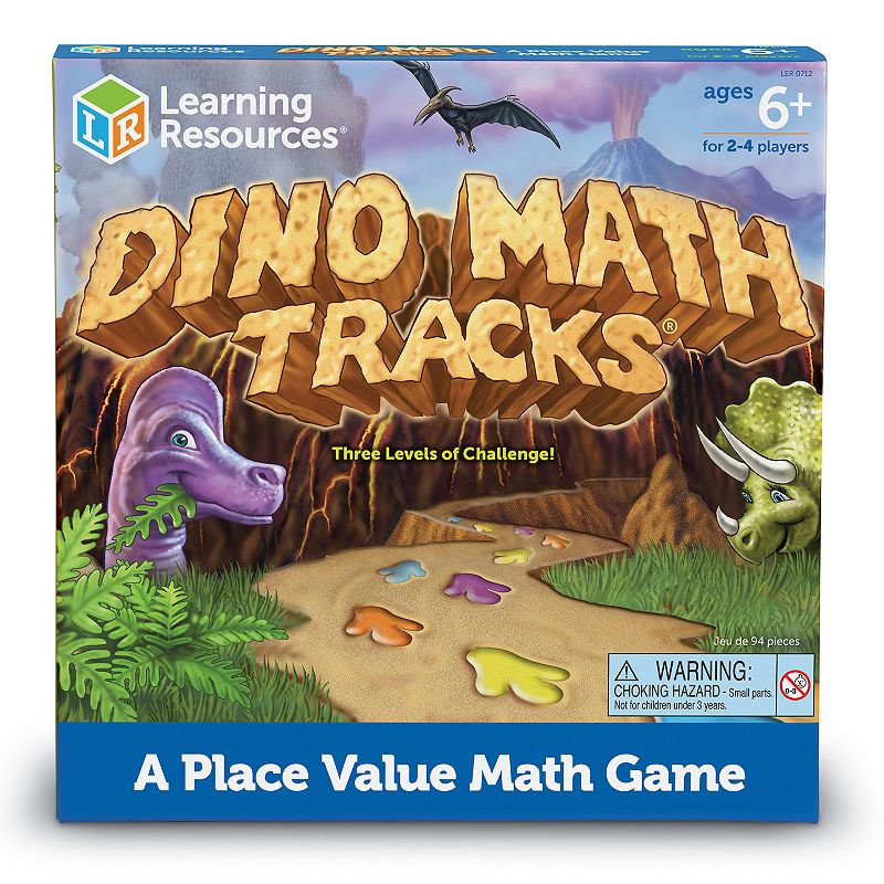 30882676 Learning Resources Dino Math Tracks Place Value Ga sku 30882676