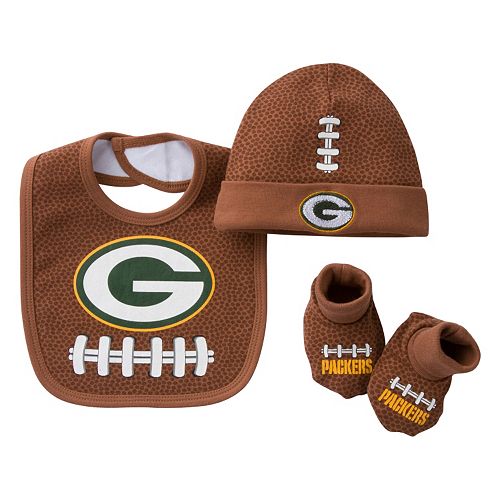 Baby Green Bay Packers 3 Piece Cap Crib Shoes Bib Set - bib set roblox