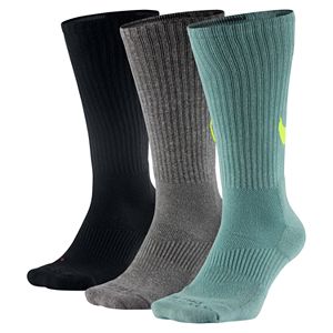 Men's Nike 3-pack Dri-Fit Swoosh HBR Crew Socks