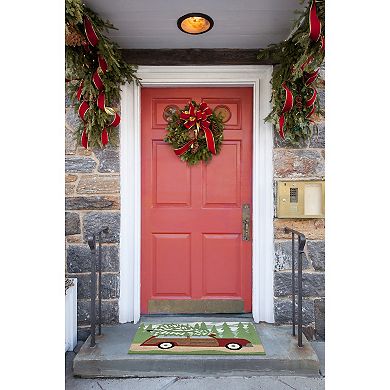 Liora Manne Frontporch Woody Wonderland Pine Indoor Outdoor Rug