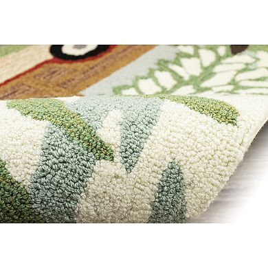 Liora Manne Frontporch Woody Wonderland Pine Indoor Outdoor Rug