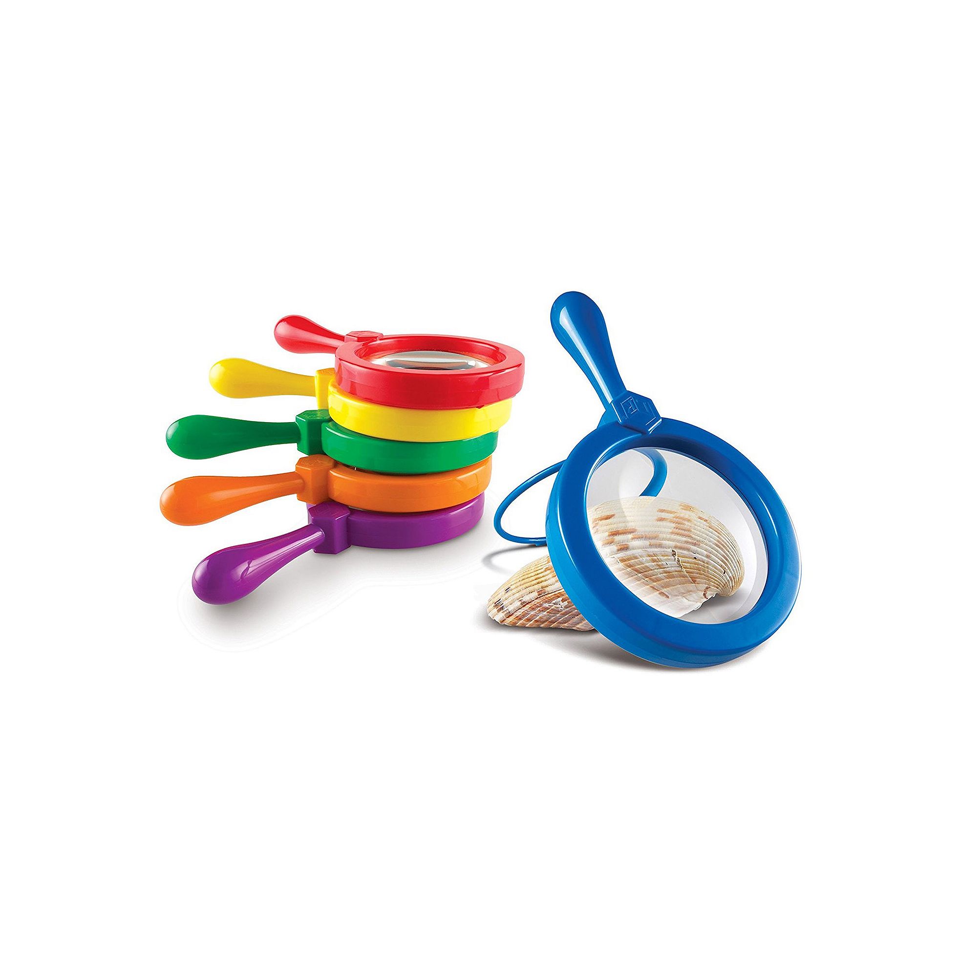 Learning Resources Primary Science Jumbo Magnifiers 6-piece Magnifying Glas