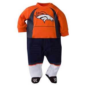 Baby Denver Broncos Team Uniform Footed Sleep & Play