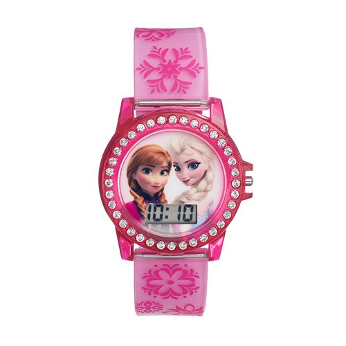 Disney's Frozen Elsa & Anna Kids' Digital Light-Up Watch