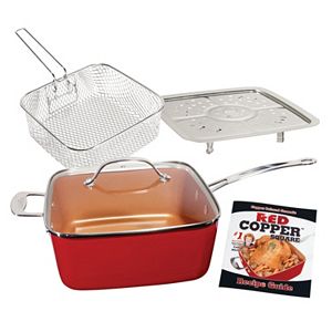 Red Copper 5-pc. Cookware Set