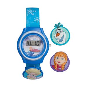 Disney's Frozen Elsa, Anna & Olaf Kids' Digital Charm Watch