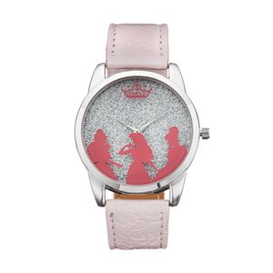 Disney Princess Kids' Glitter Silhouette Watch