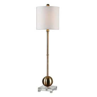 Laton Brass Finish Buffet Table Lamp