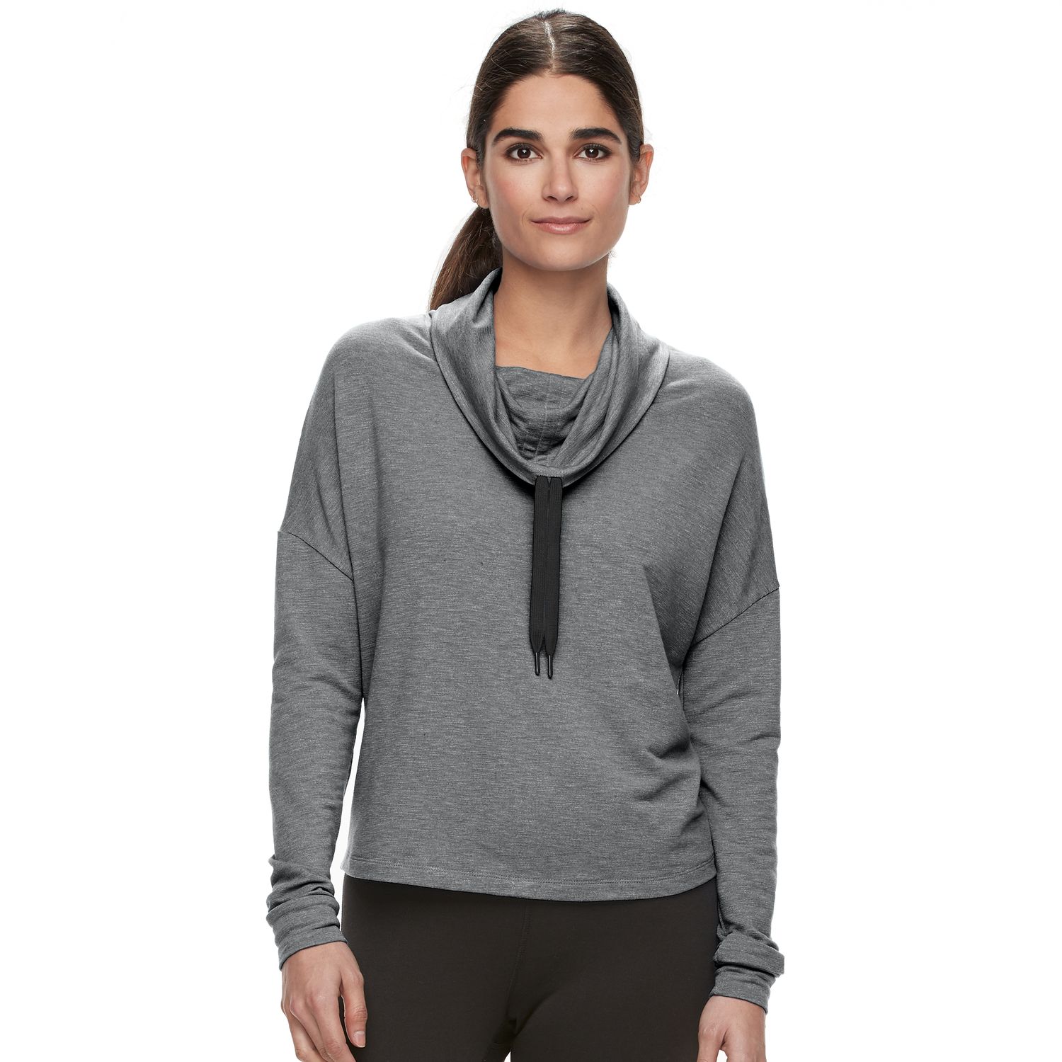 tek gear cowl neck sweatshirt