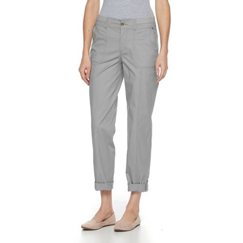 Women's Croft & Barrow® Twill Convertible Pants