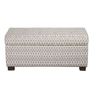 HomePop Printed Storage Ottoman