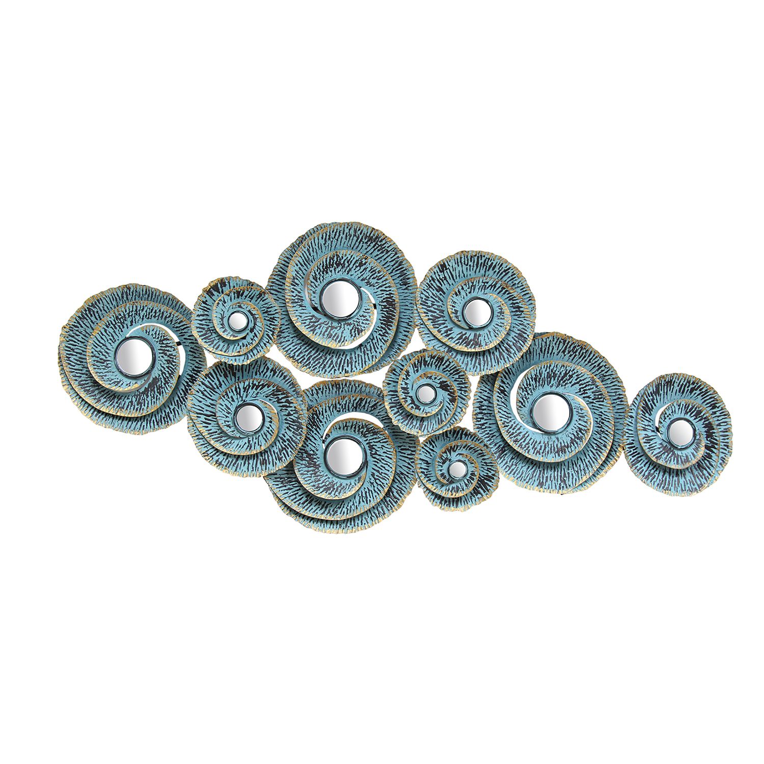 Stratton Home Decor Geometric Waves Metal Wall Decor