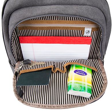 Travelon Anti-Theft Heritage RFID-Blocking Laptop Backpack 