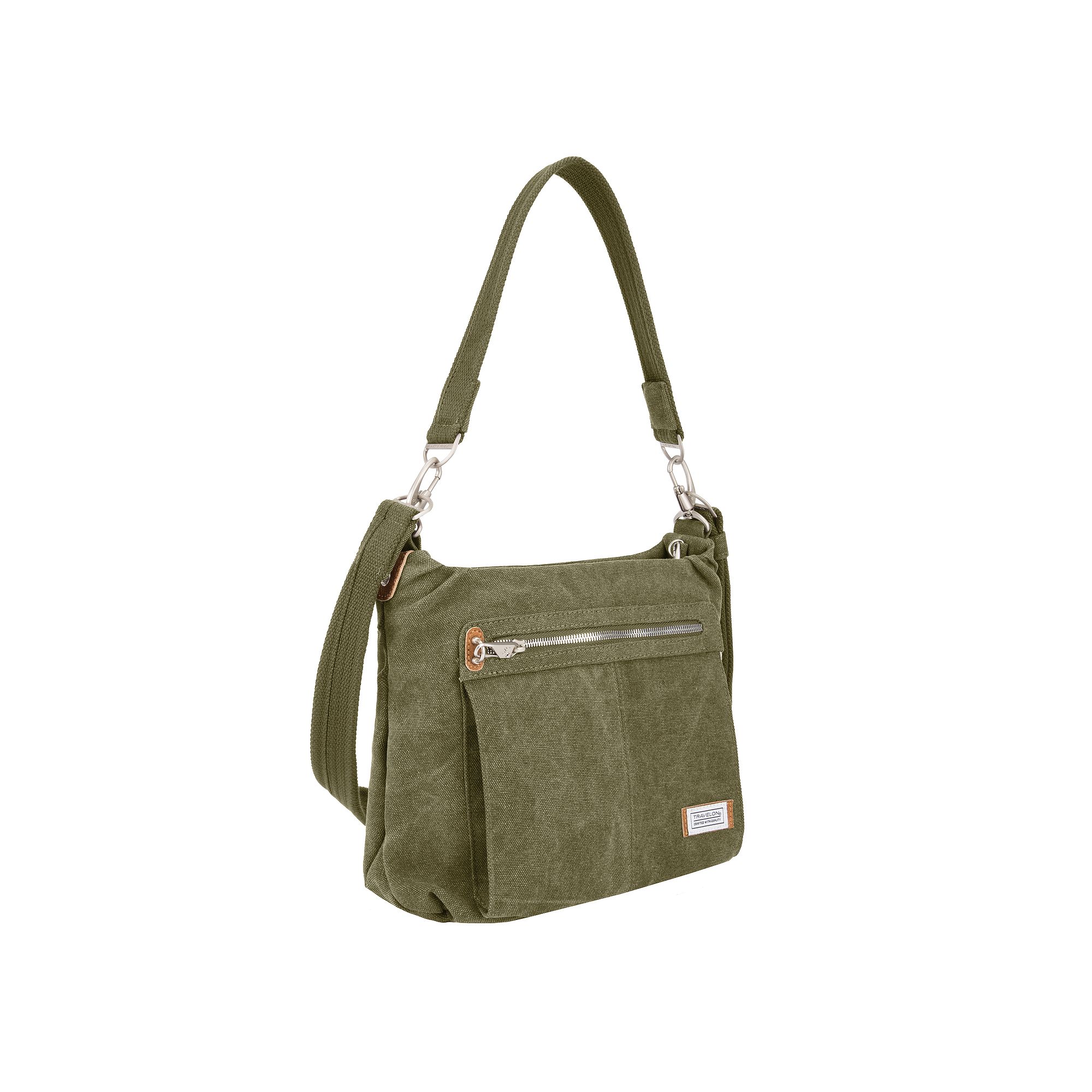 Travelon Anti-Theft Heritage RFID-Blocking Hobo Bag, Green