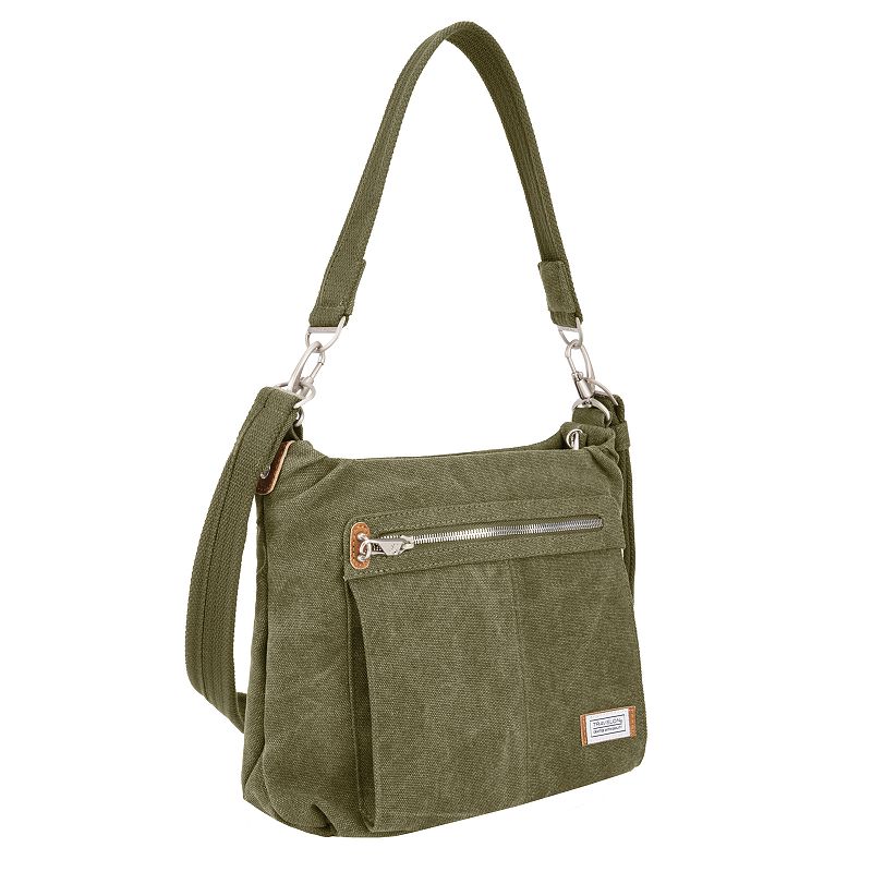 Travelon Anti-Theft Heritage RFID-Blocking Hobo Bag, Green