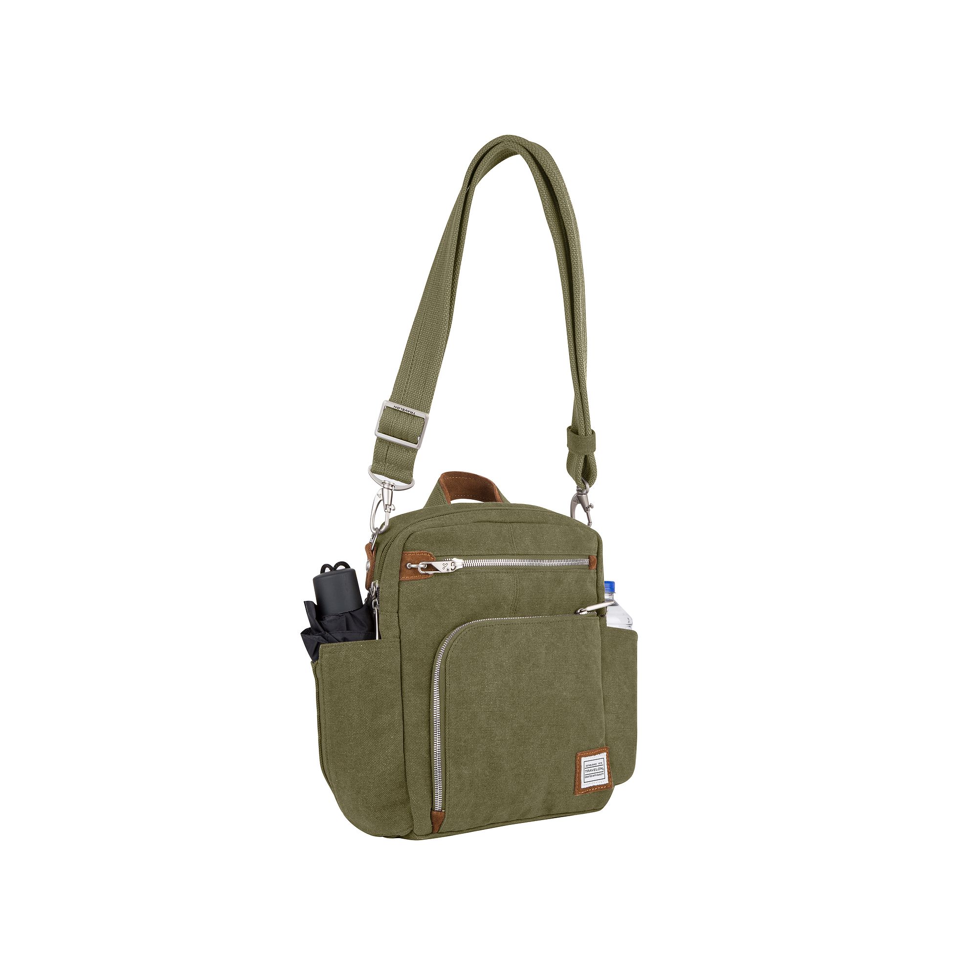 Travelon Anti-Theft Heritage Tour Bag, Green