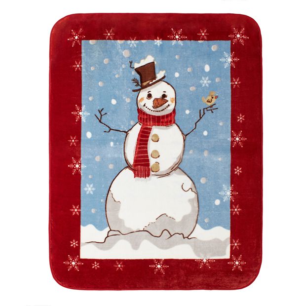 Shavel Home Hi Pile Luxury Oversize Snowman Throw