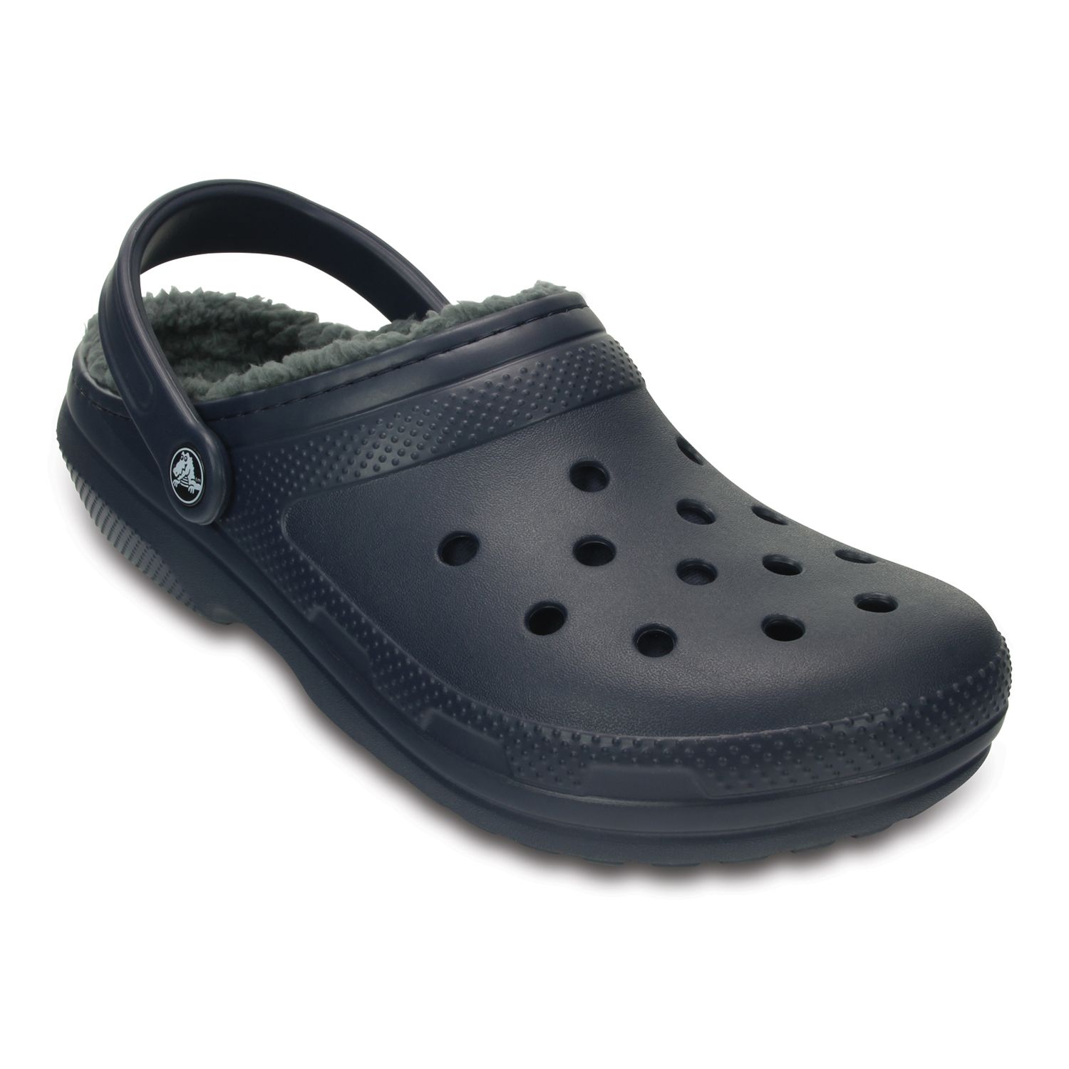 crocs classic fuzz lined adult clogs