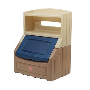 Step2 Lift & Hide 2-in-1 Bookcase Storage Chest