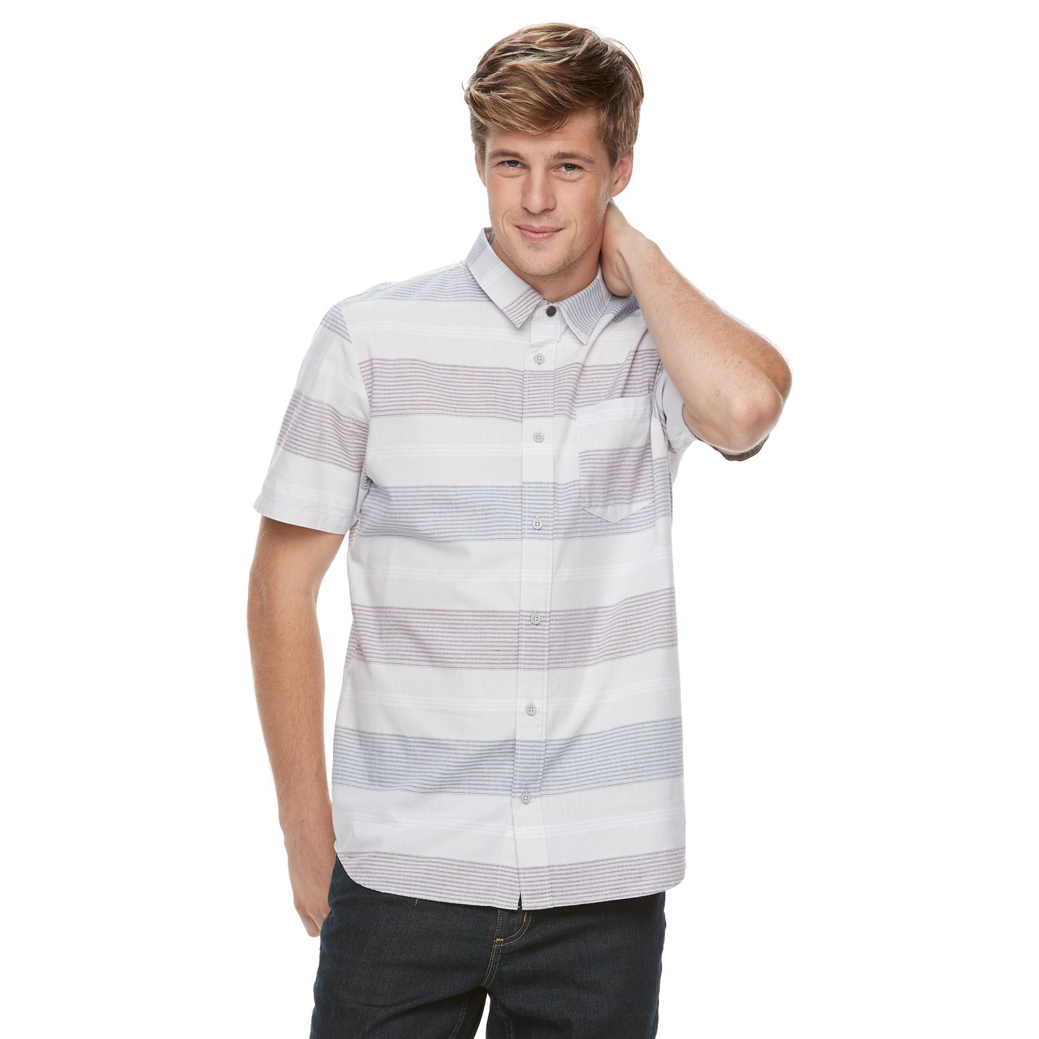 vans button down shirt