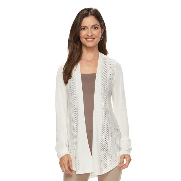 Women s Croft Barrow Pointelle Cardigan