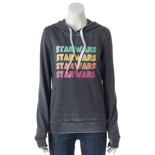 Juniors' Star Wars Colorful Logo Graphic Hoodie