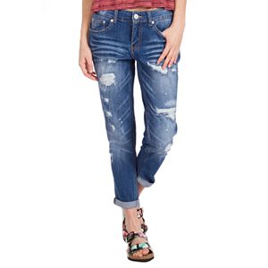 Juniors' Unionbay Margot Ripped Boyfriend Jeans