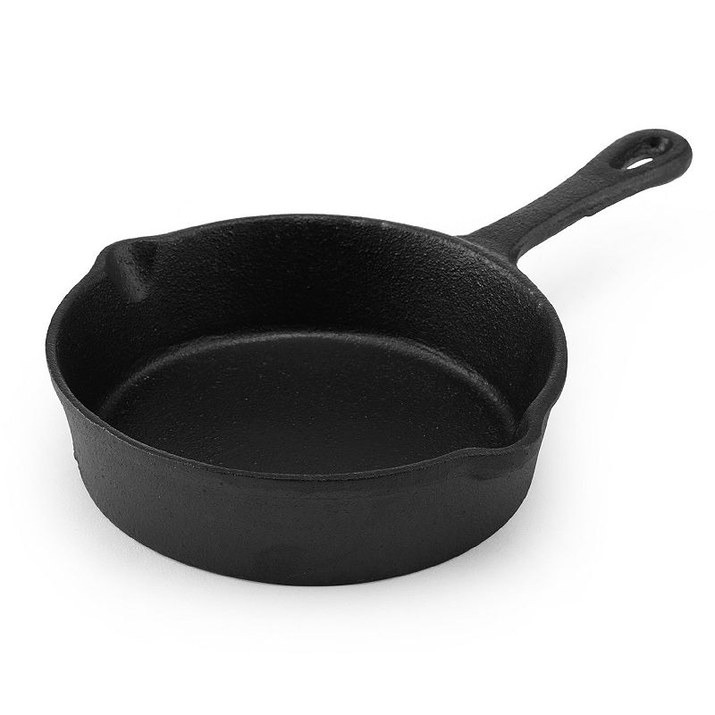 Casamoda Pre-seasoned Cast Iron 5.5-inch Round Mini Fry Pan