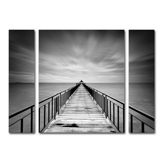 Trademark Fine Art Withstand Canvas Wall Art 3 pc Set
