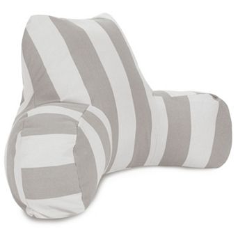 Majestic Home Goods Vertical Stripe Indoor / Outdoor Reading Pillow