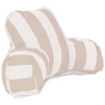 Majestic Home Goods Vertical Stripe Indoor / Outdoor Reading Pillow