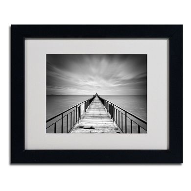 Trademark Fine Art Withstand Black Framed Wall Art