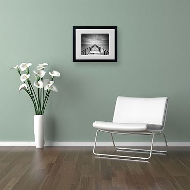 Trademark Fine Art Withstand Black Framed Wall Art
