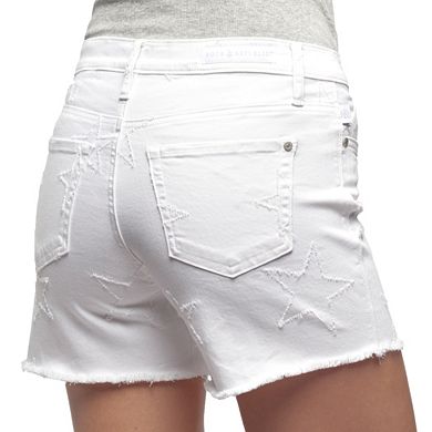 Women's Rock & Republic® Hula White Star Shorts