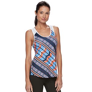 Women's FILA SPORT® Chevron Print Mesh Tank Top