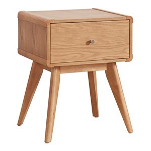 HomeVance Skagen Natural Finish Tapered Nightstand