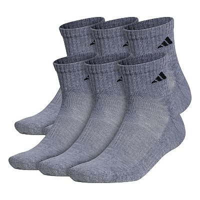 Men's adidas 6-pack Athletic Cushioned Quarter Socks