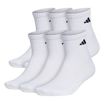 Men's adidas 6-pack Athletic Cushioned Quarter Socks