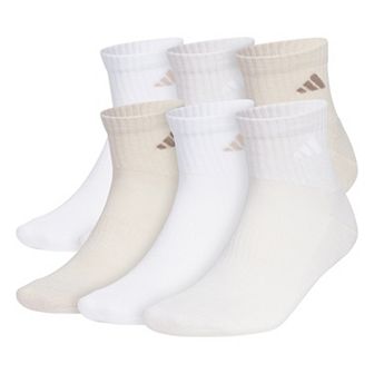 Men's adidas 6-pack Athletic Cushioned Quarter Socks