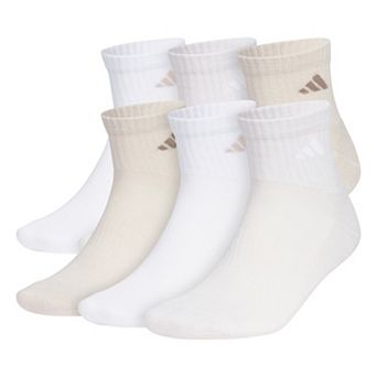 Men's adidas 6 pk Athletic Cushioned Quarter Socks