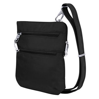 Travelon Anti-Theft Double Zip Classic Slim Crossbody Bag