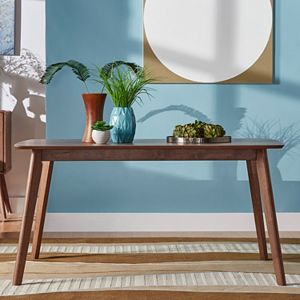 HomeVance Skagen Walnut Finish Dining Table