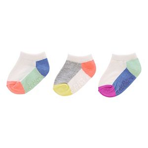 Baby / Toddler Girl Carter's 3-pk. Colorblock Socks