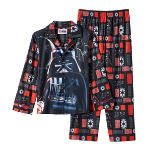 Boys 4-10 Lego Star Wars Vader 2-Piece Flannel Pajama Set