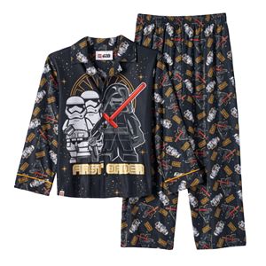 Boys 4-10 Lego Star Wars 2-Piece Flannel Pajama Set