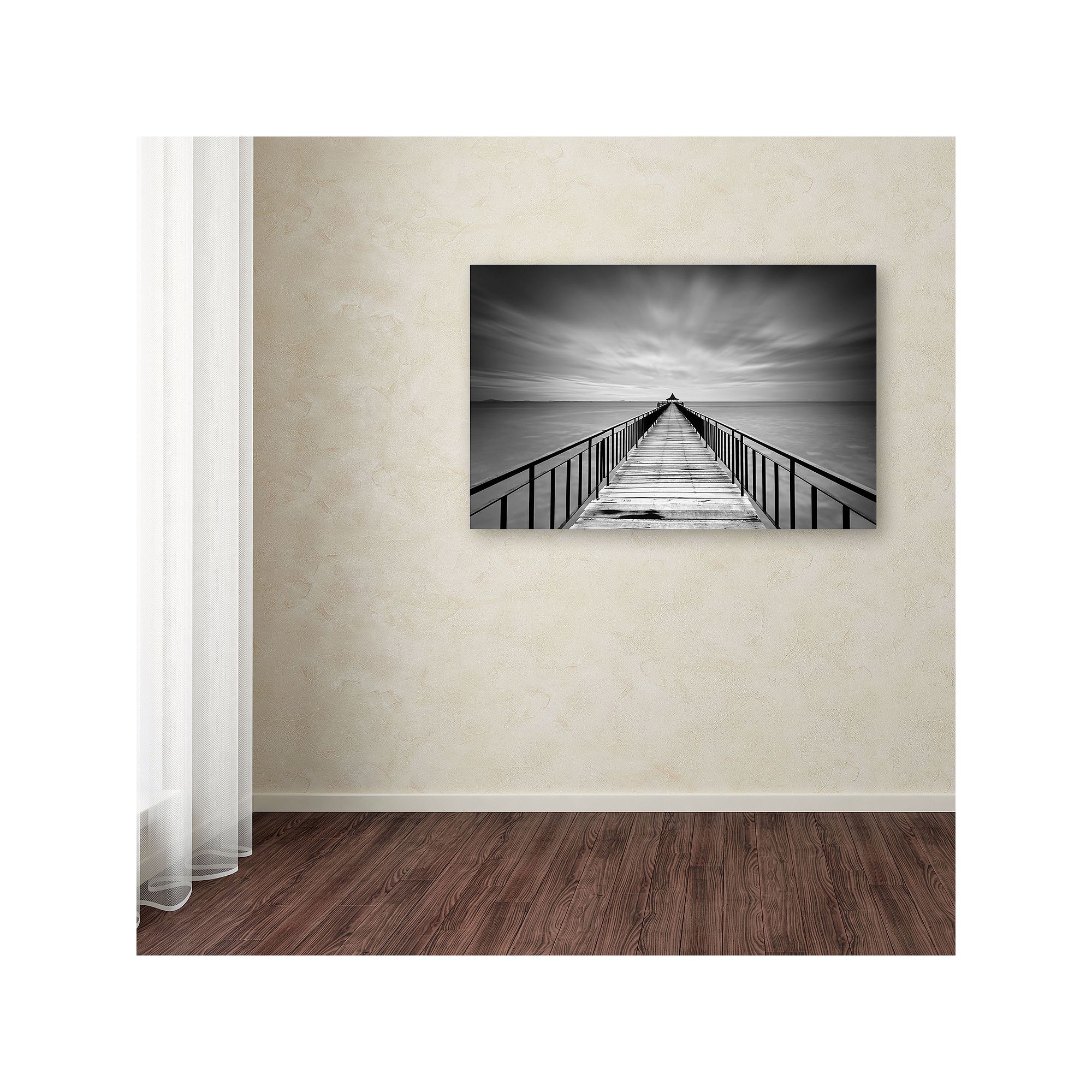 Trademark Fine Art Withstand Canvas Wall Art, Black