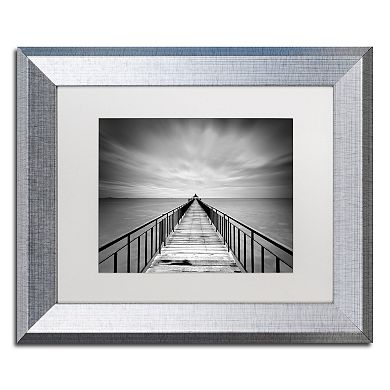 Trademark Fine Art Withstand Silver Finish Framed Wall Art