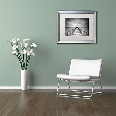 Trademark Fine Art Withstand Silver Finish Framed Wall Art