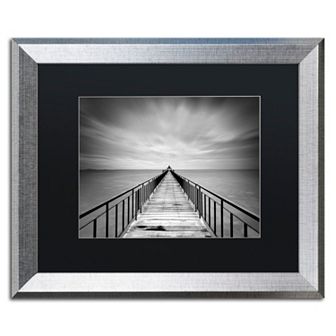 Trademark Fine Art Withstand Silver Finish Framed Wall Art