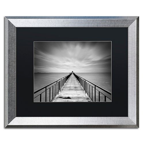 Trademark Fine Art Withstand Silver Finish Framed Wall Art